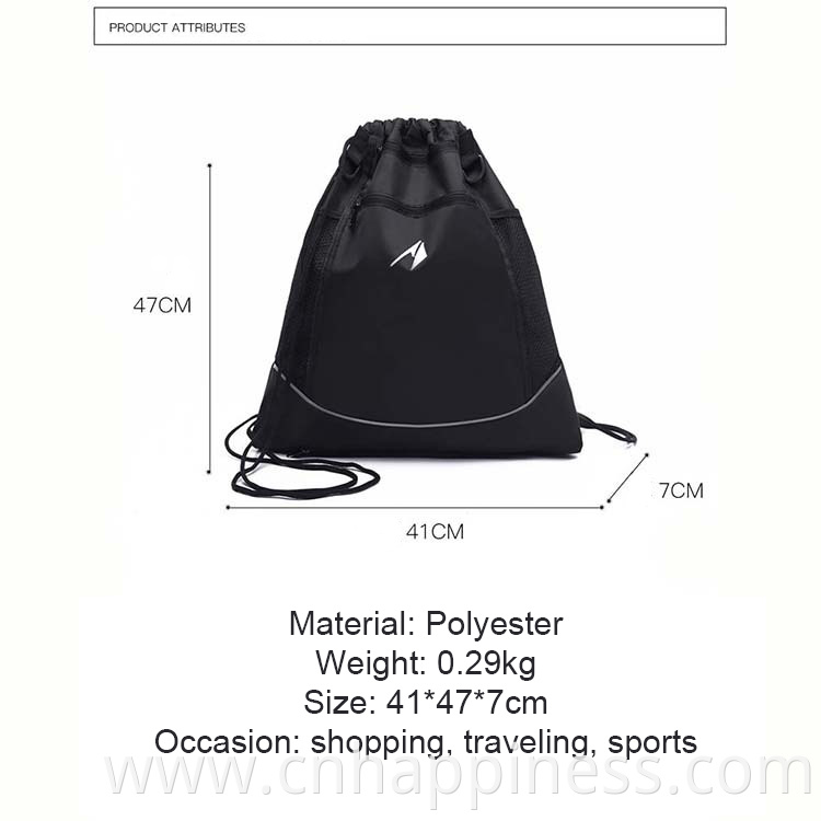 Wholesale Men Storage Basketball School Other Backpacks Custom Gym Sports Travel Riding Bags Removable Drawstring Backpack